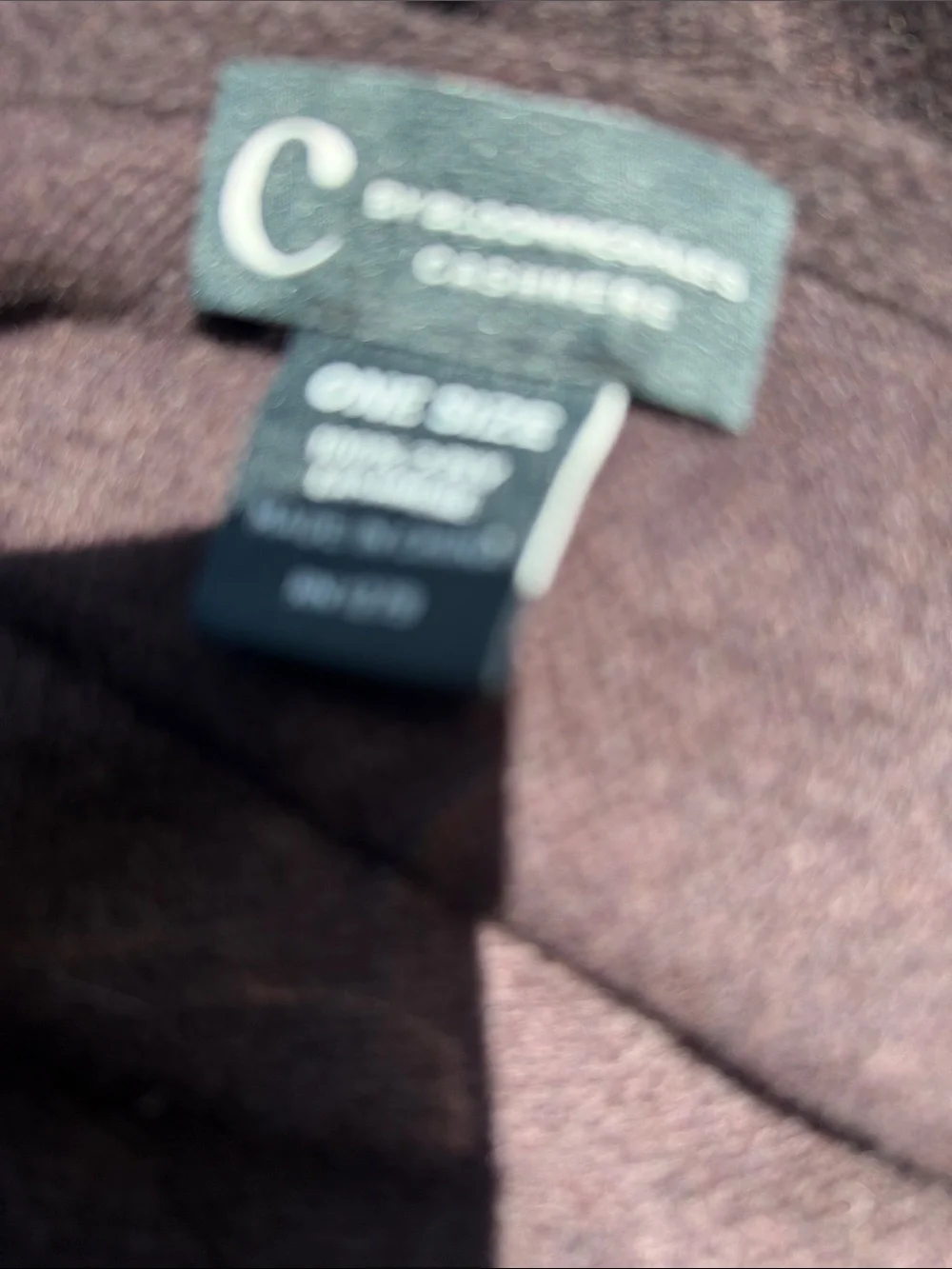 c by bloomingdale's cashmere burgundy very oversized scarf